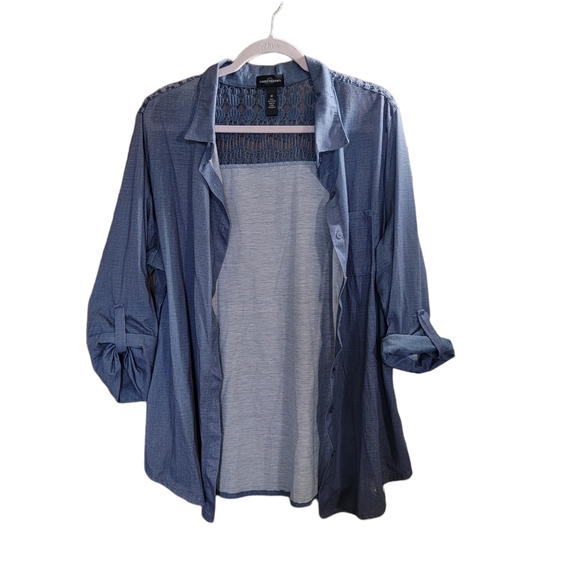 Karen Brooks size 2X Color:Denim blue - Picture 2 of 7